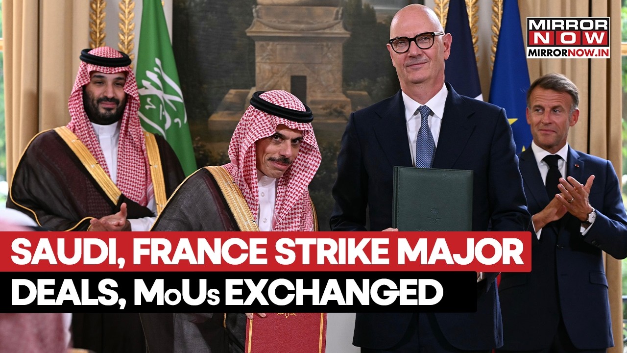 Saudi, France Ink Massive Deals As Crown Prince MBS Meets Macron In Paris, MoUs Exchanged