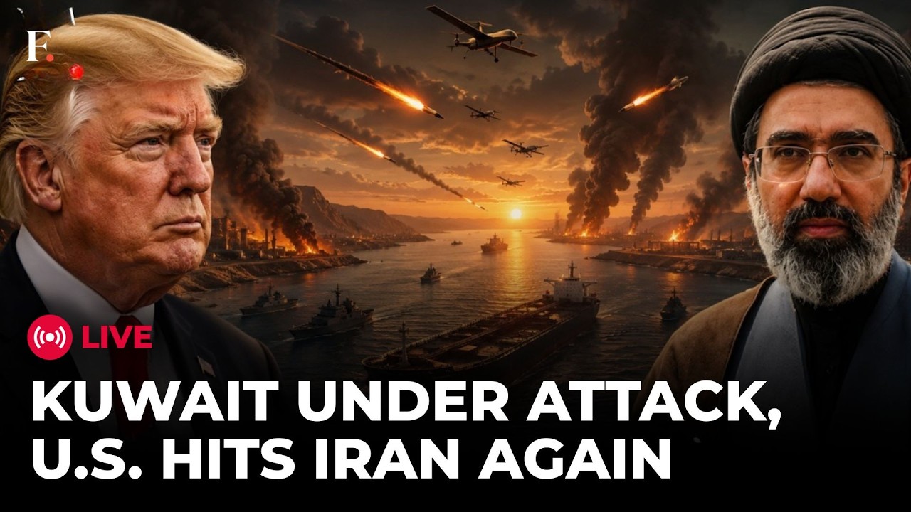 US Iran War LIVE: Huge Blaze Erupts from Kuwait Oil Facility After Repeated Iranian Strikes