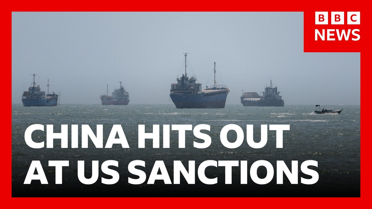 China hits out at ‘illegal’ US sanctions on Iran and trading partners | BBC News