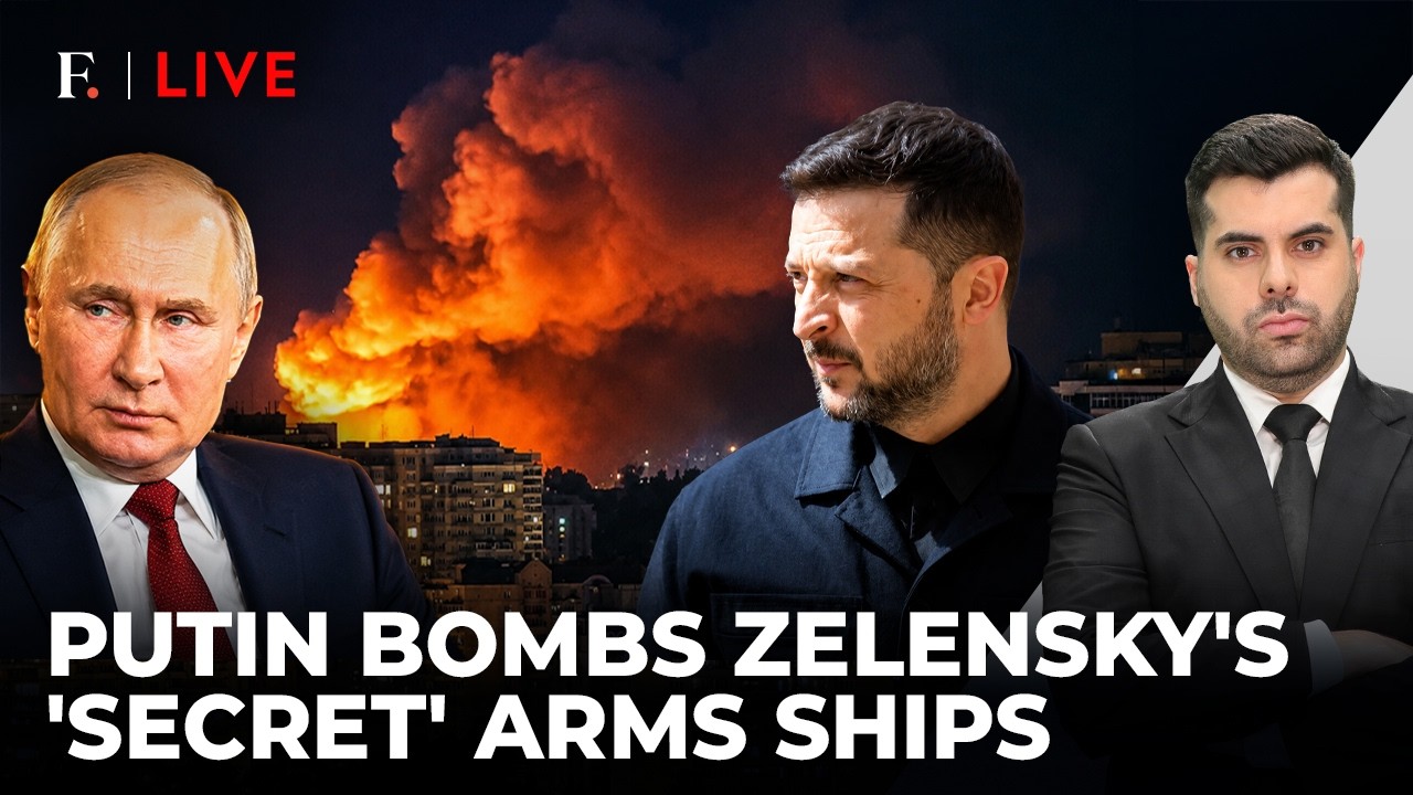 Ukraine’s ‘Secret’ Arms Ships POUNDED By Russia After Being Trapped In Black Sea | Firstpost Live