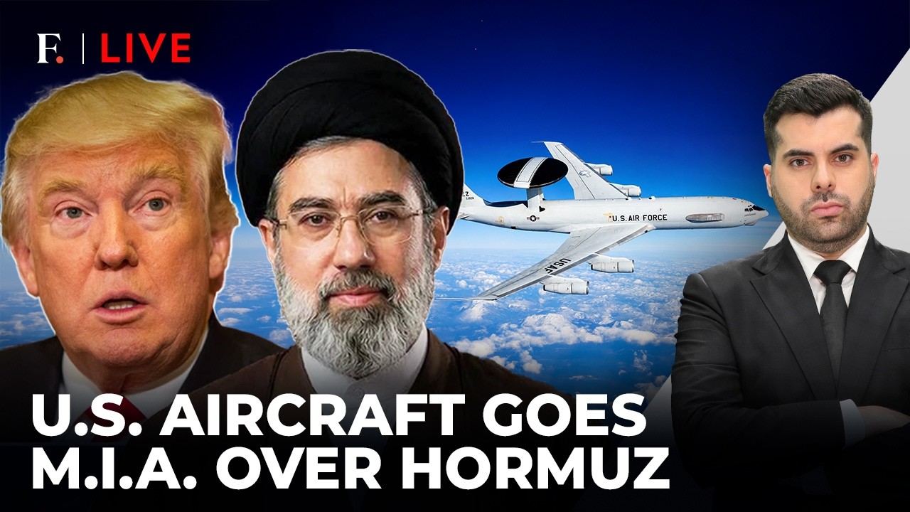 Iran Shoots At America’s Flying Eye? Aircraft ‘Vanishes’ After S.O.S. Over Hormuz | Firstpost Live