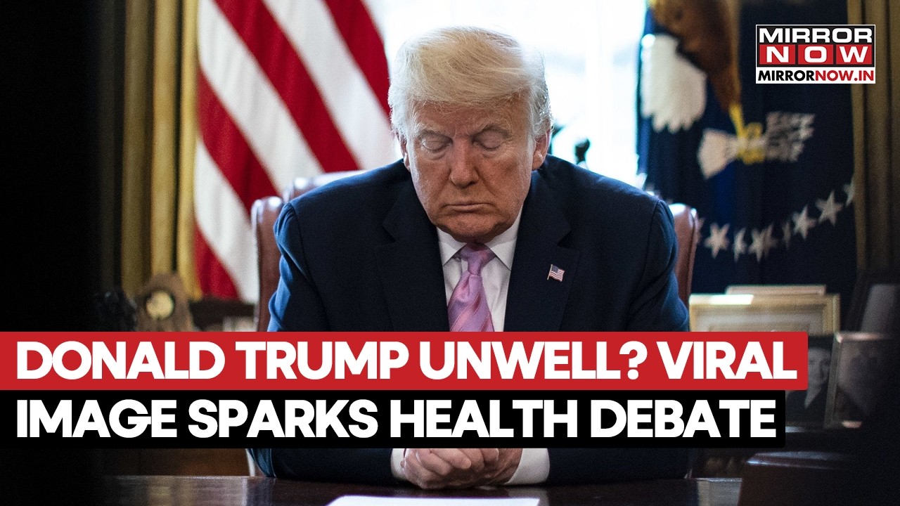 Donald Trump Health Scare? Closed-Eyes Photo Goes Viral, Sparks Fresh Concerns Over President