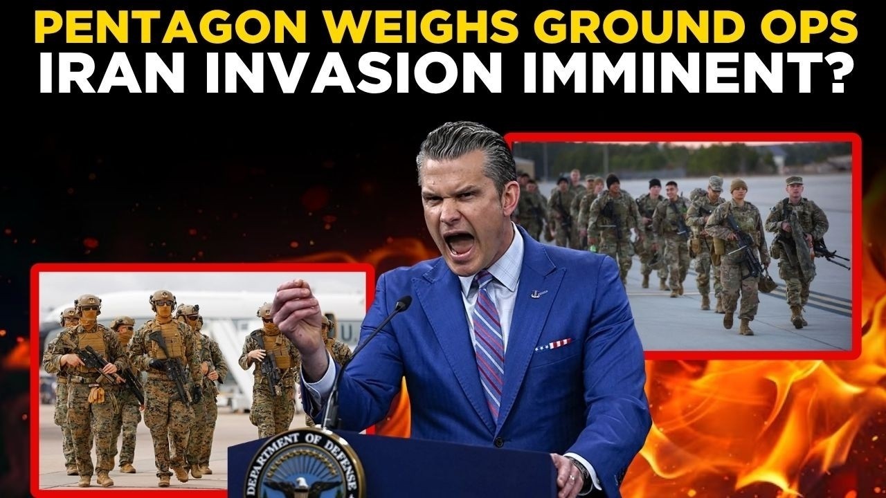 US IRAN LIVE: Pentagon Weighs Iran Strike and Ground Operations, Could US Troops Move In Tonight?
