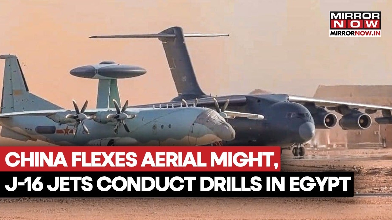 China’s J-16 Fighter Jets Reach Egypt After 6,000km Flight, Join Military Exercises | WATCH