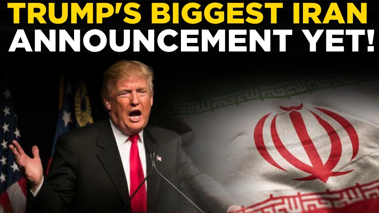Trump LIVE | Trump’s Biggest Iran Announcement Yet Sparks Global Reactions | TRUMP | IRAN NEWS