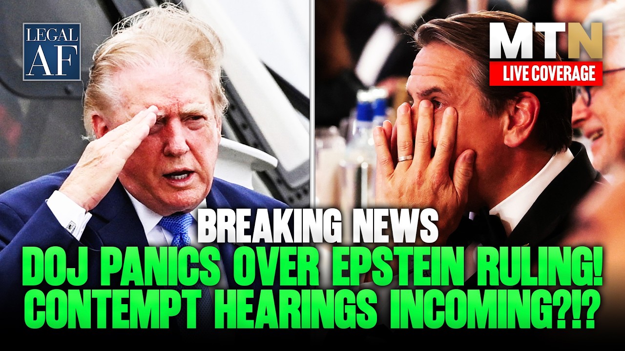 LIVE: Trump’s Epstein Problem Just GOT WORSE… | Legal AF