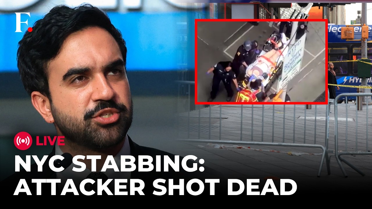 BREAKING LIVE: NYPD Shoots Woman Accused of Times Square Stabbing | 1 Dead, 1 Critically Injured