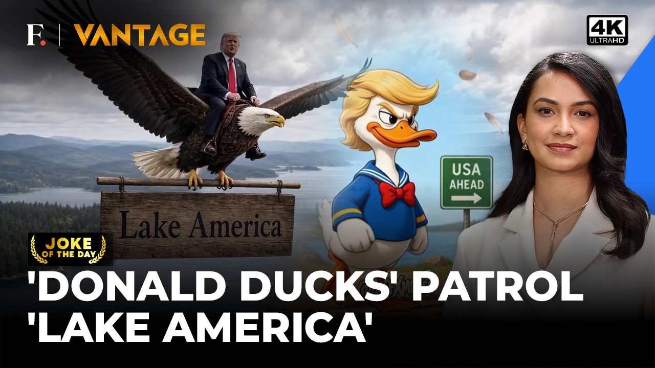Trump’s ‘Donald Ducks’ At ‘Lake America’ Mocks Canada & Carney? Internet Agrees | Vantage | 4K