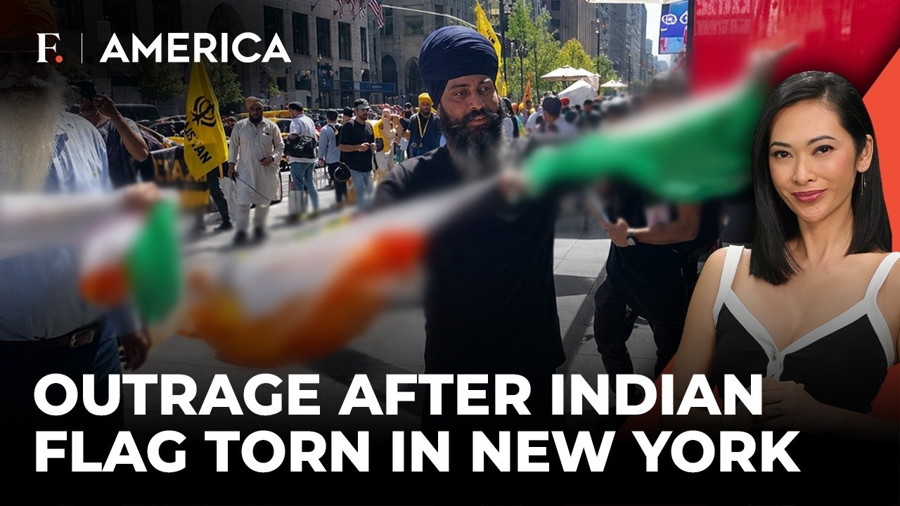 INDIAN FLAG ATTACKED: New York Protest Sparks Fury, Rijiju Reacts | Firstpost America