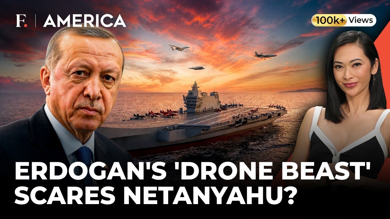 60,000-ton Turkish Warship Triggers Panic In Israel? Erdogan’s Naval Power Play | Firstpost America