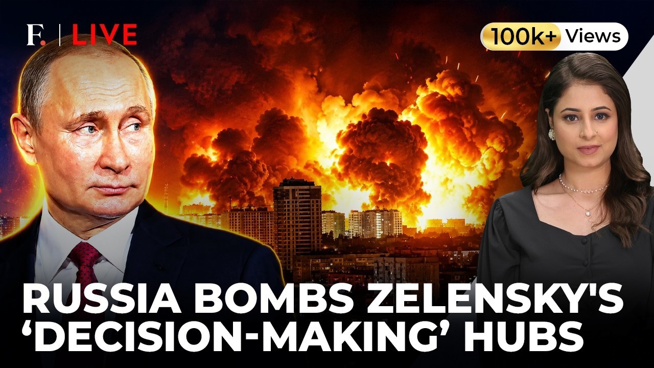 Zelensky’s ‘War Rooms’ Blown To Bits In New Russian Onslaught; Kyiv ‘In Flames’| Firstpost Live