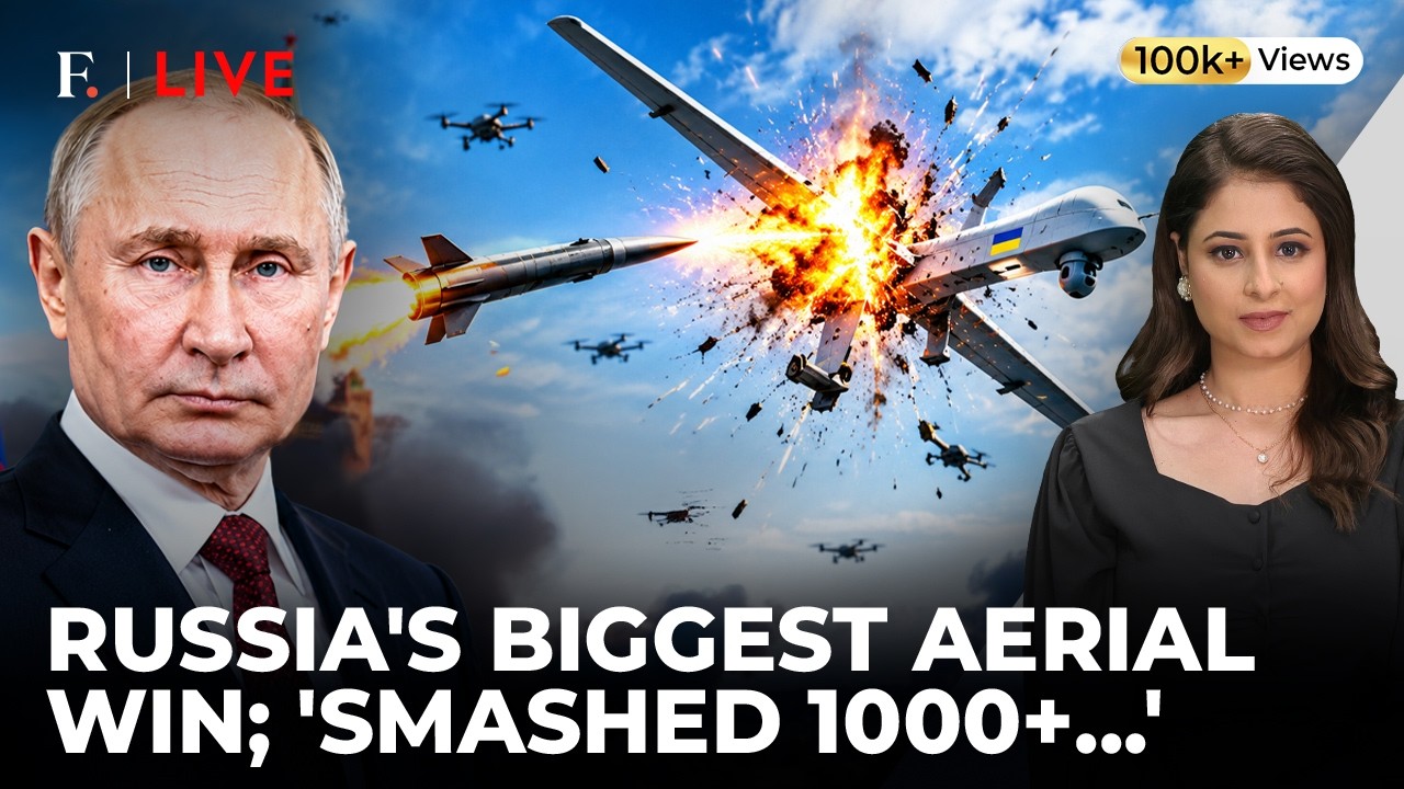 Russia Shreds NATO Weapons In Biggest Aerial Clash; ‘1,000+ UAVs, Smart Bombs…’ | Firstpost Live