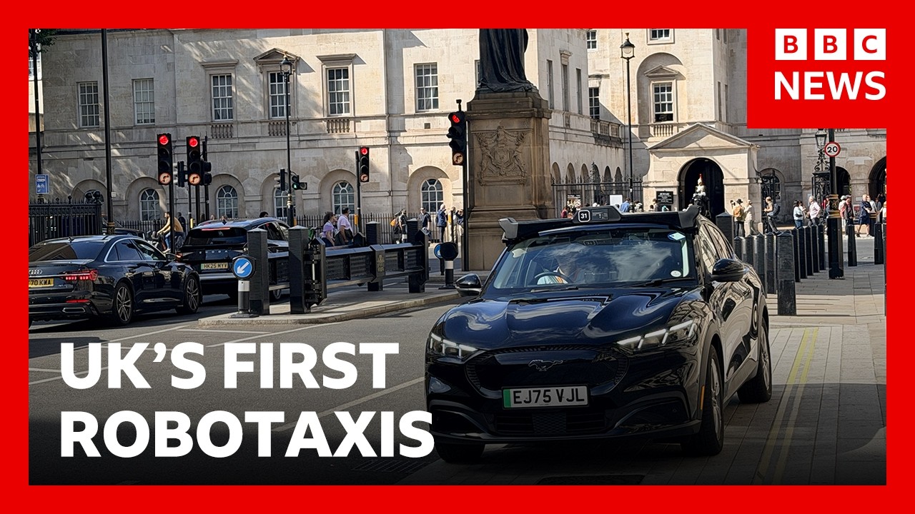 Uber launches UK’s first robotaxis in London | BBC News