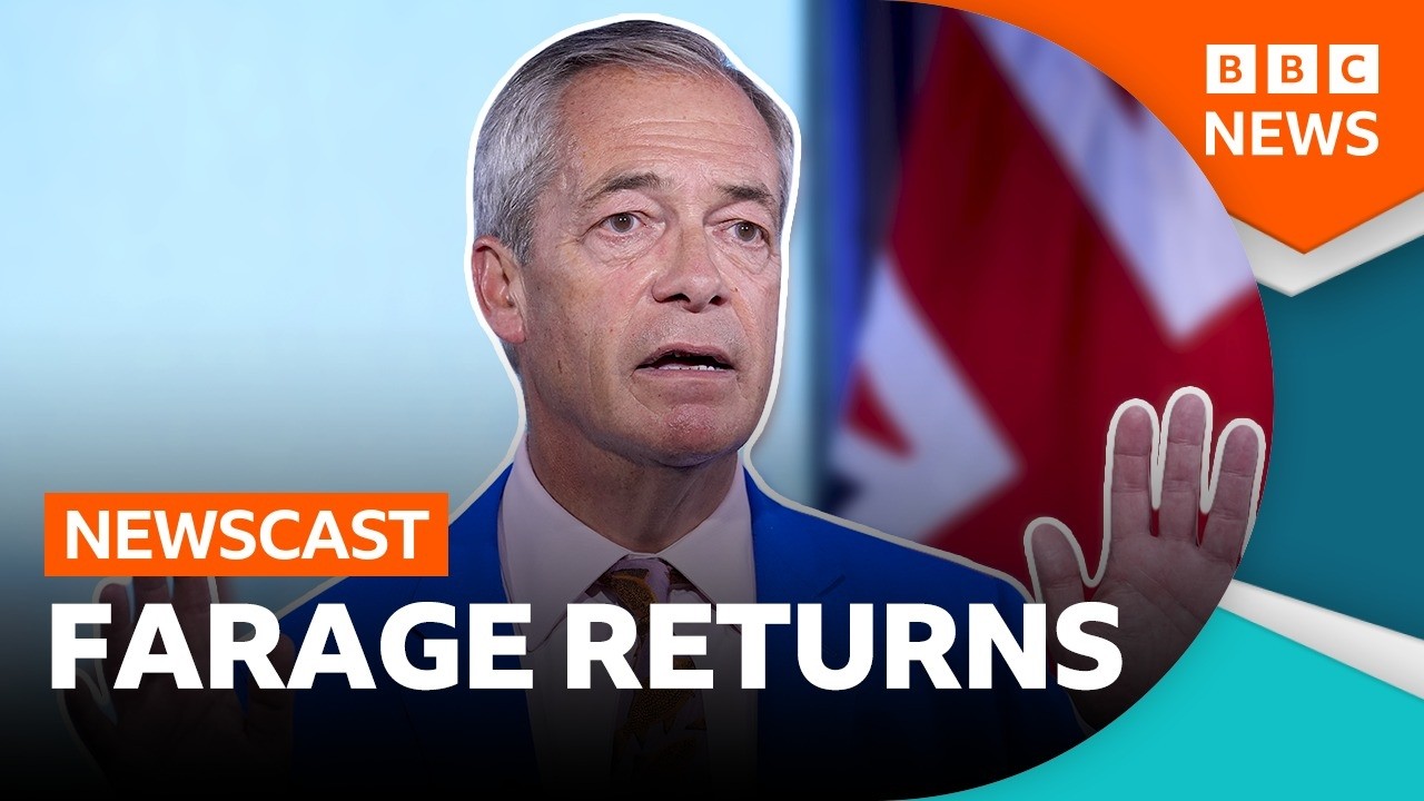 What has Nigel Farage said on money, Andy Burnham and a ‘complainants society’? | BBC Newscast