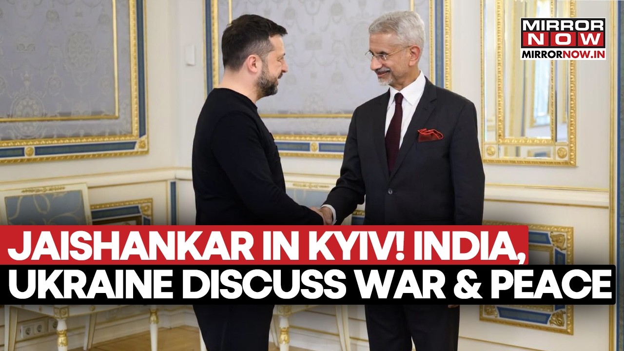 Jaishankar Meets Zelenskyy In Kyiv: Peace, Black Sea Security On Agenda | What’s Discussed | Watch