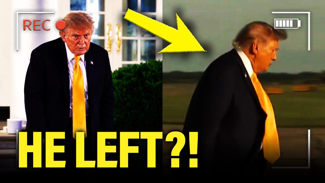 Trump BAILS as IT BLOWS UP….