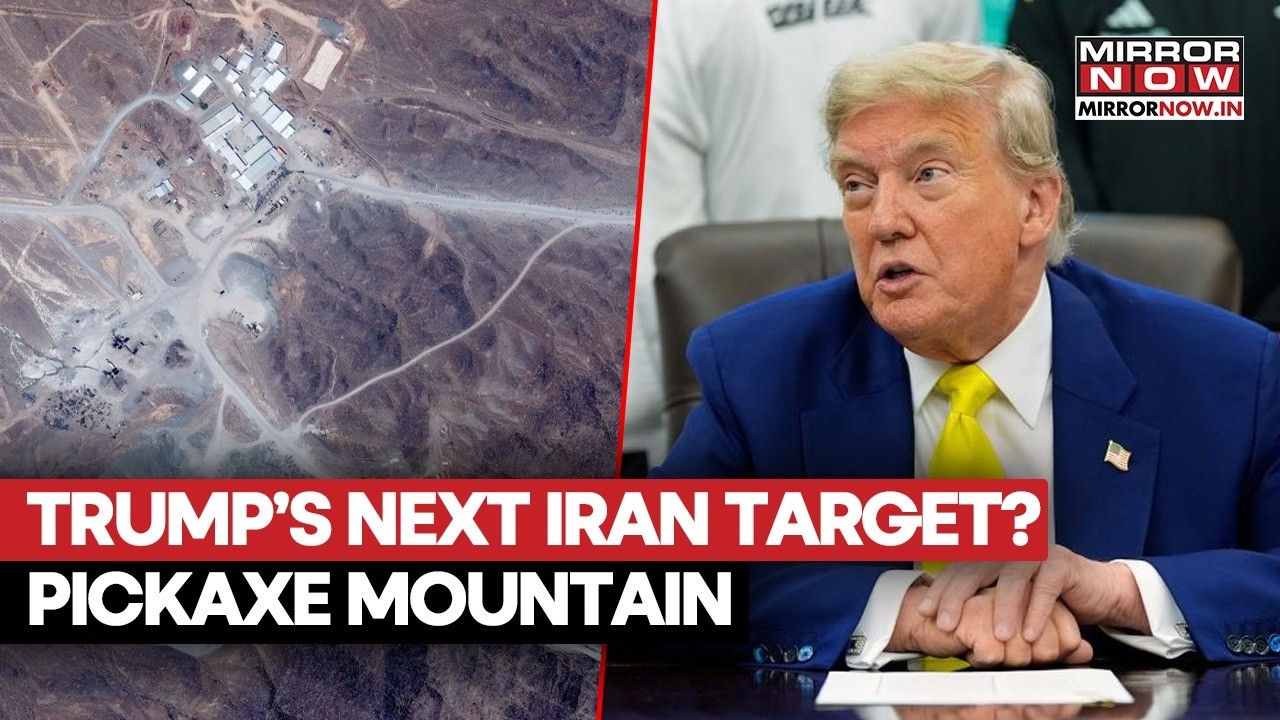 Trump Issues Chilling Iran Threat: ‘We May Hit Pickaxe Very Soon’ As US Tracks Nuclear Site | Watch