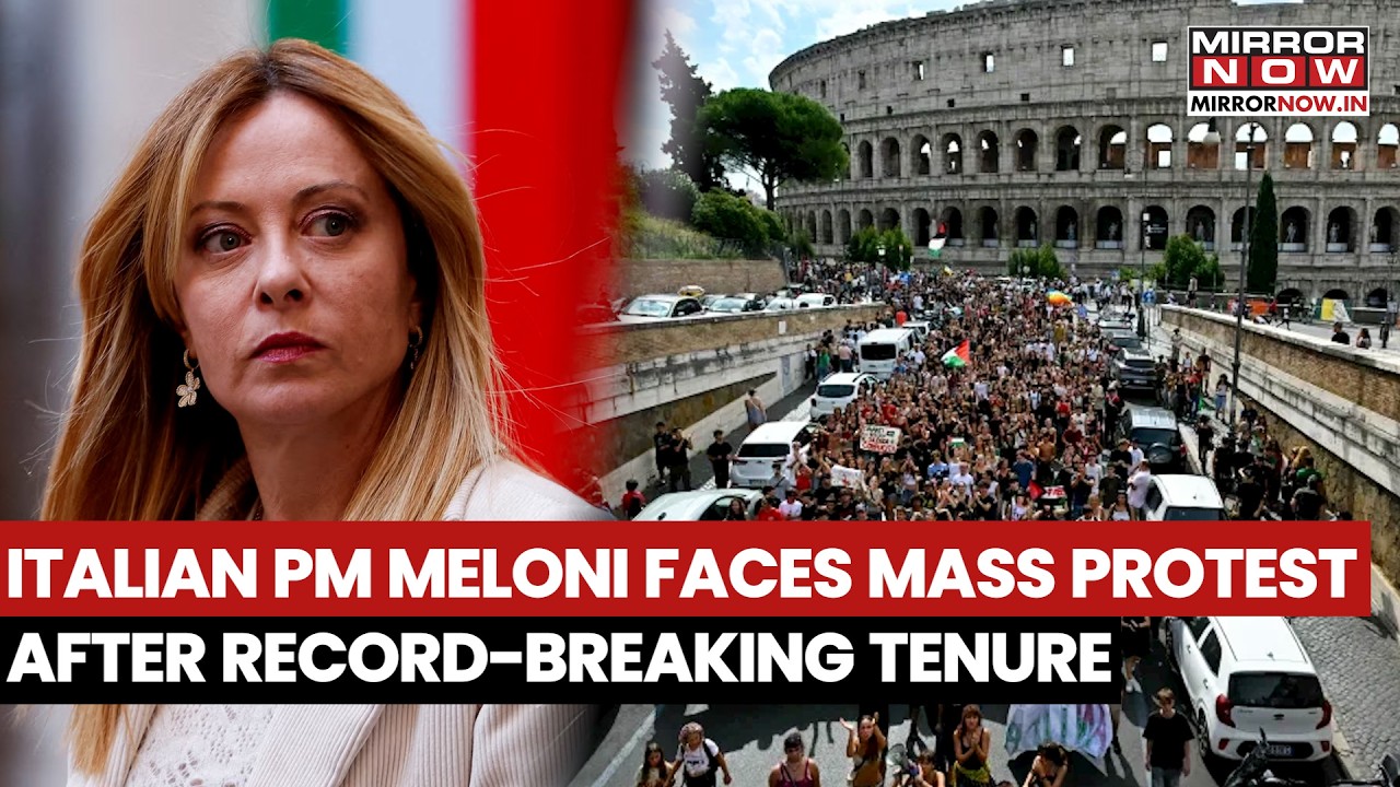 Meloni Faces Mass Protests! Italy Erupts After Record-Breaking Tenure Of The Prime Minister