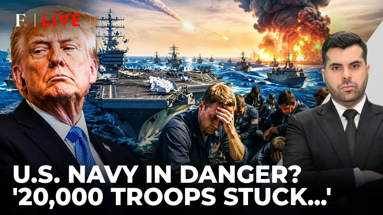 20,000 US Sailors In Danger? Shocking Threat Emerges As Iran Bombs American Bases | Firstpost Live