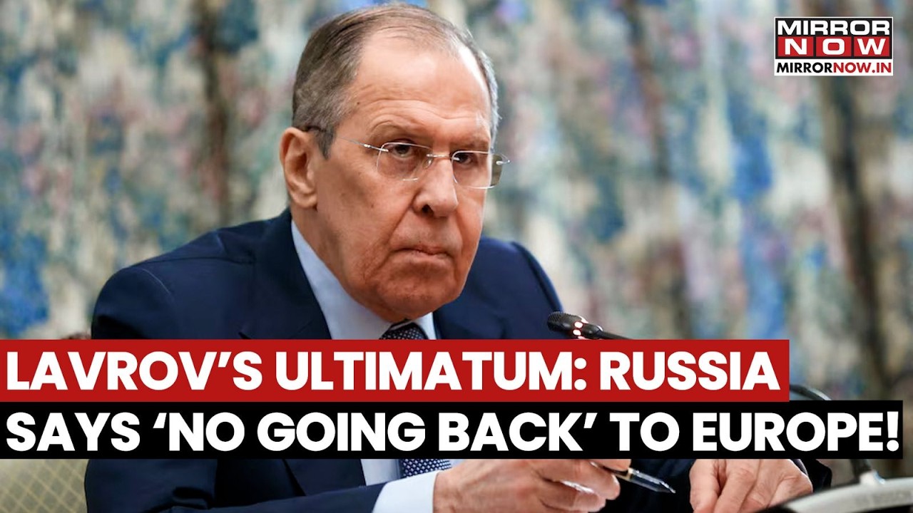 Sergei Lavrov’s Shock Ultimatum! Russia Refuses To Beg Europe: ‘There’s No Going Back’