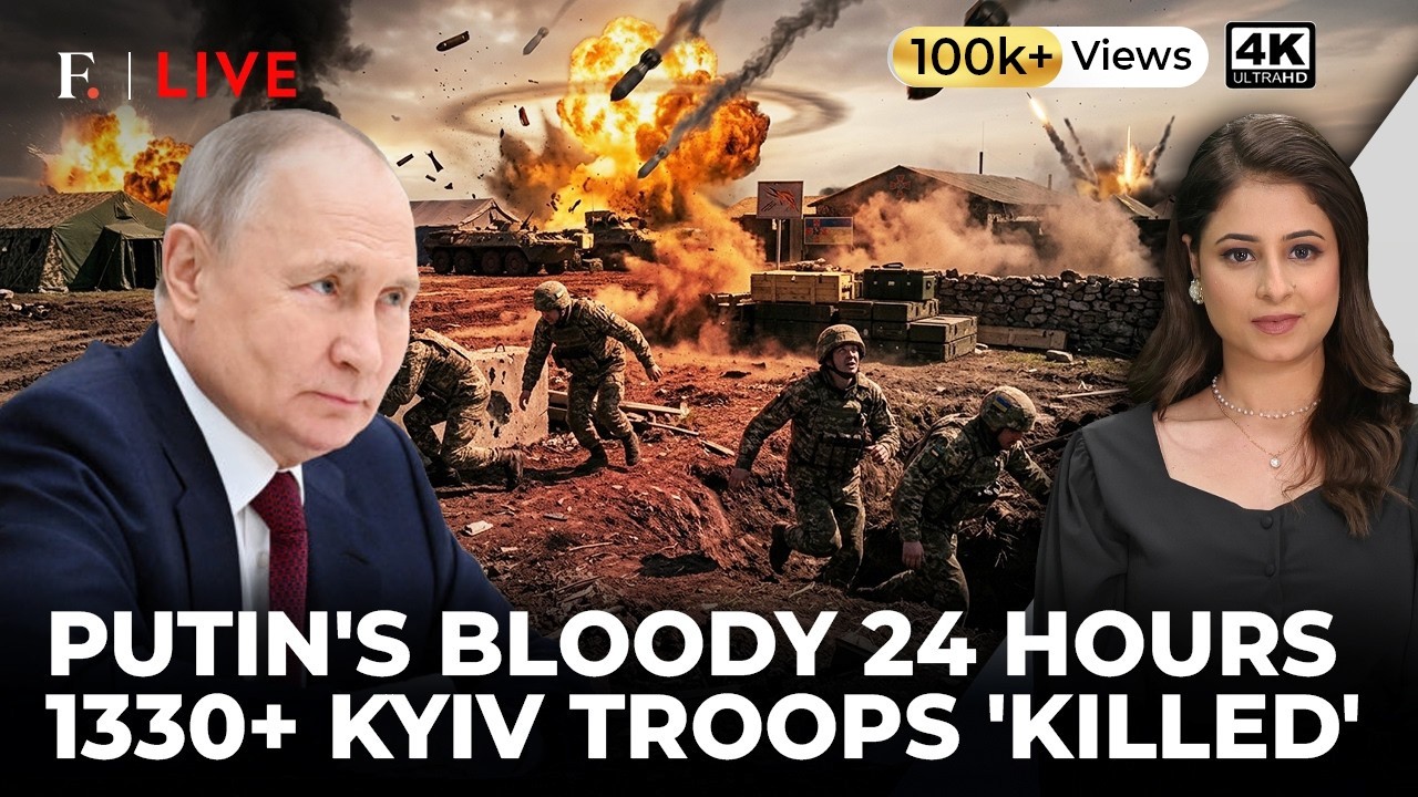 Ukraine’s Worst Day? Russia Claims 1330 Troops Lost in 24 Hours, 464 Drones Downed | Firstpost Live