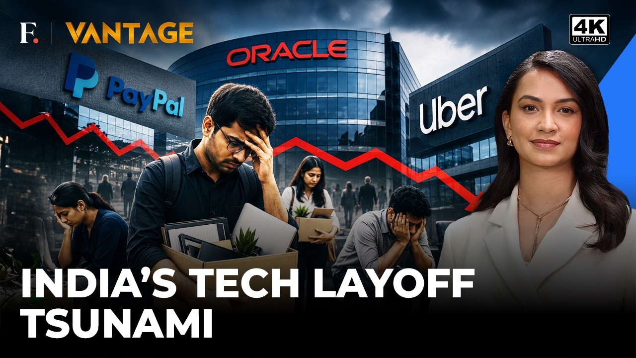 Oracle, PayPal, Uber Cut Jobs in India; Is AI to Blame? | Vantage on Firstpost | 4K