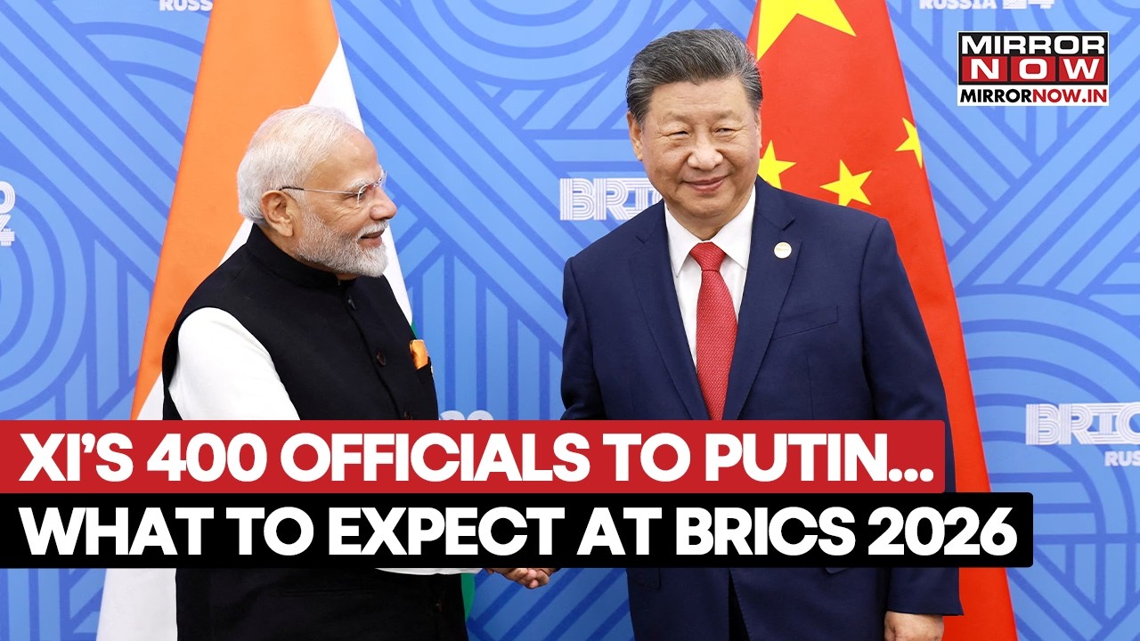 BRICS Summit 2026: Xi Jinping’s 400-Strong Delegation, Putin Among New Delhi Attendees | WATCH