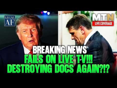 LIVE: Trump SEETHING as Blanche FACE PLANTS in FIRST WEEK!!! | Legal AF