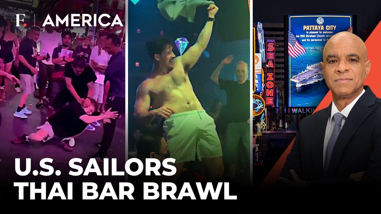 US Sailors Caught in Drunken Brawl in Thailand, Pattaya Police Step in | Firstpost America