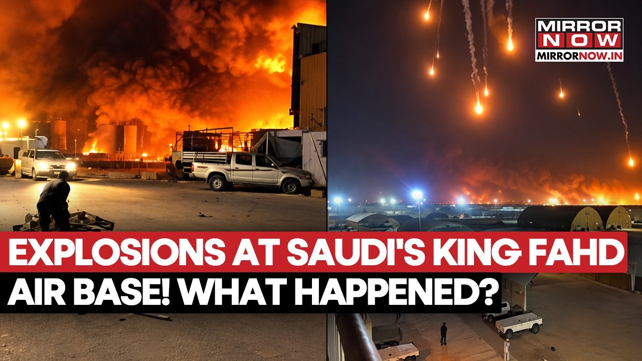 Saudi’s King Fahd Air Base Rocked By Blasts! Explosions Erupt Across Iran’s Coastal Regions