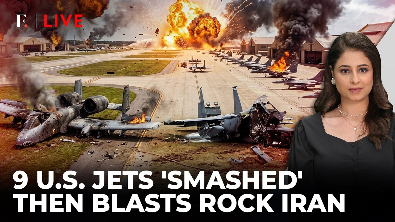 Iran Erupts In Mystery Blasts After Missiles ‘Badly Damage’ US Aircraft At Base | Firstpost Live