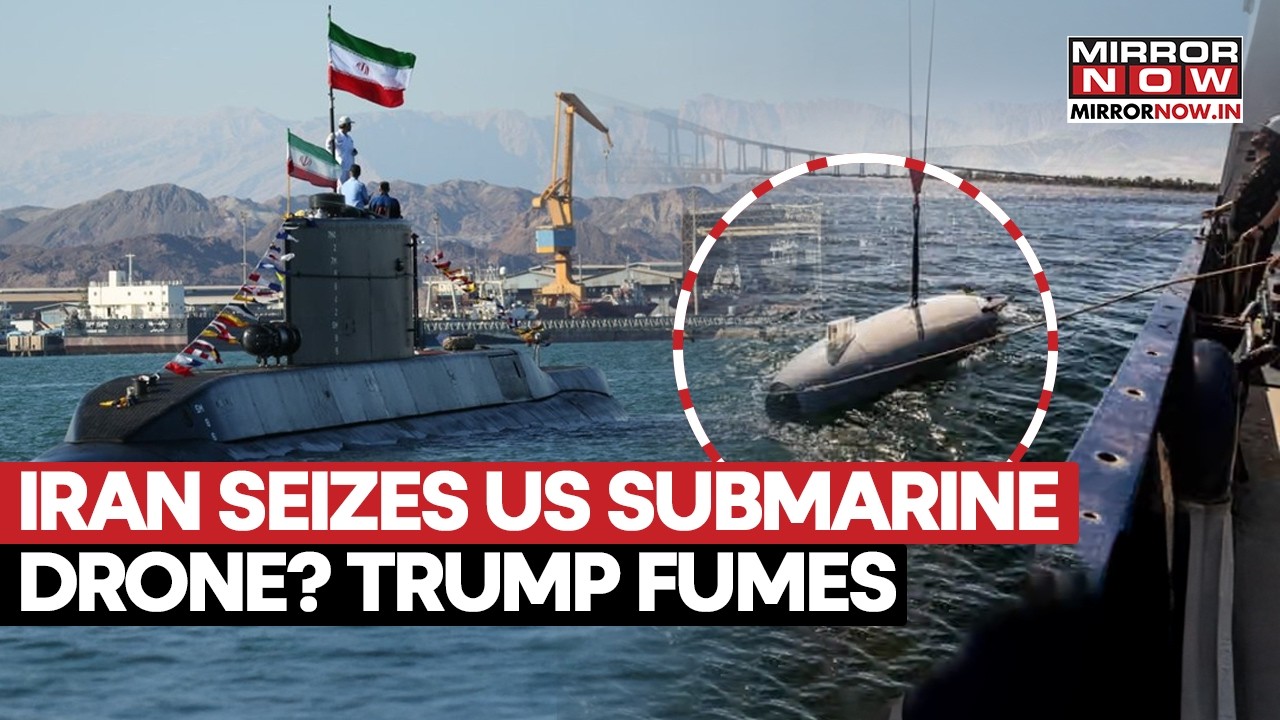 US Spy Drone Captured By Iran Near Hormuz? Tehran Claims Major Underwater Intelligence Coup | Watch