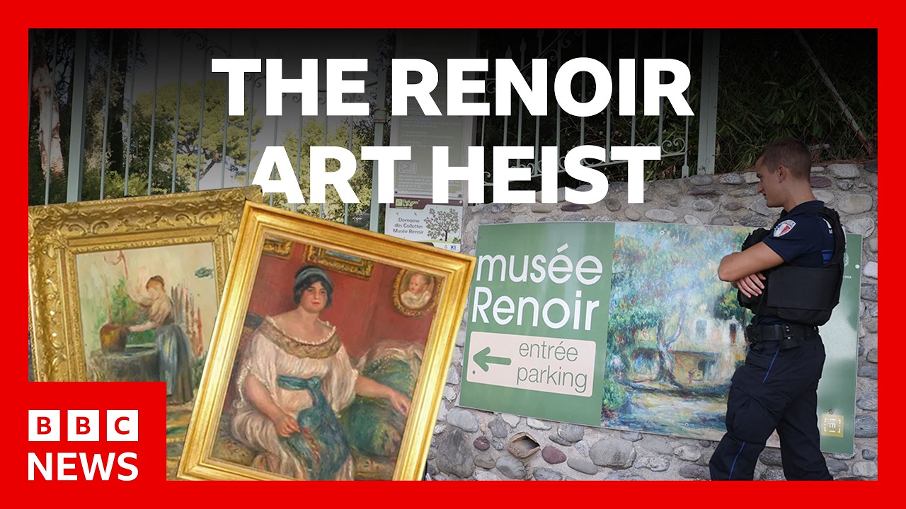 France’s latest art heist: the hunt for two missing Renoir paintings | BBC News