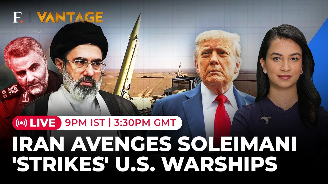 US Iran War LIVE: IRGC Fires New Missiles, Claims ‘Hit’ On US Aircraft Carrier |Vantage on Firstpost