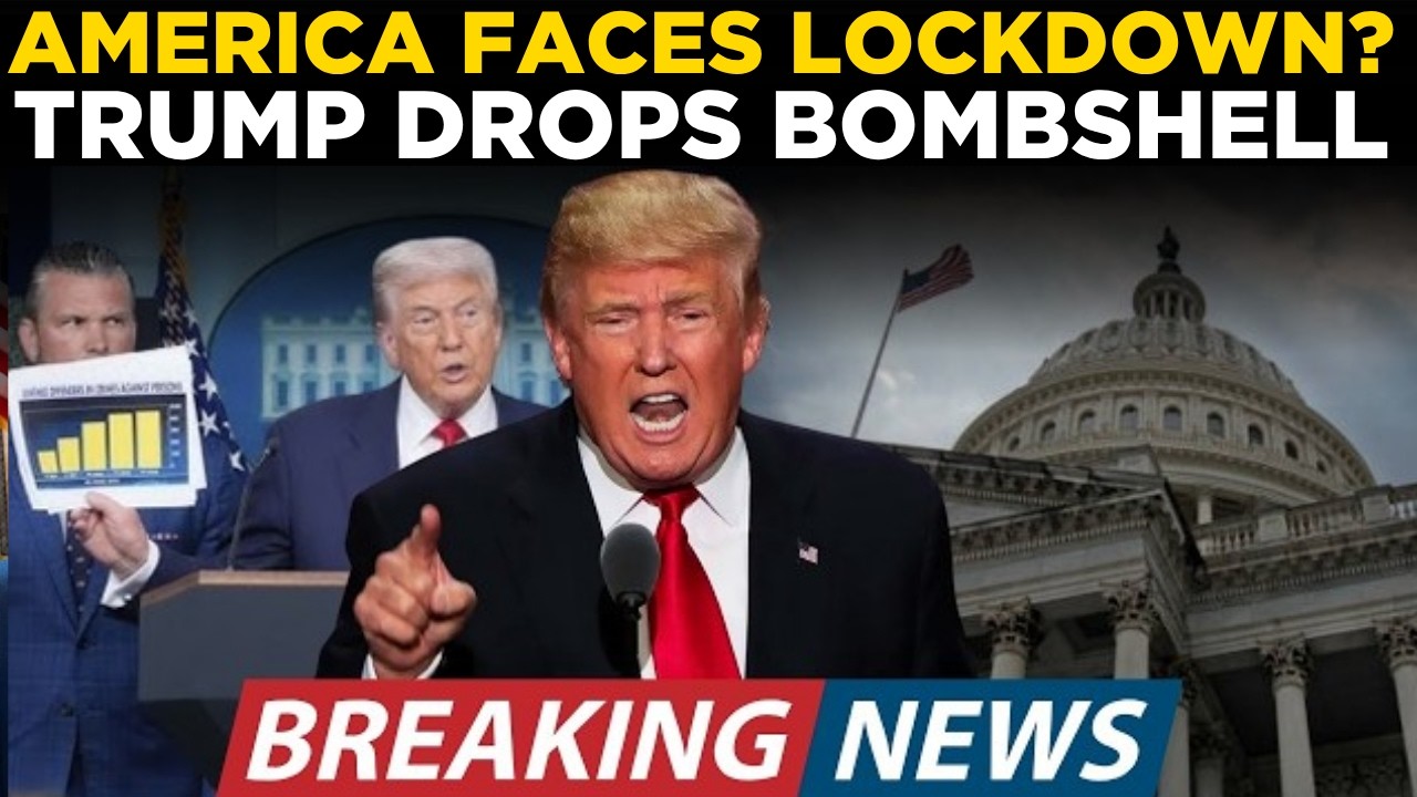 US NEWS LIVE | Trump’s Lockdown Bombshell, Is America Facing Another Major Shutdown Soon?