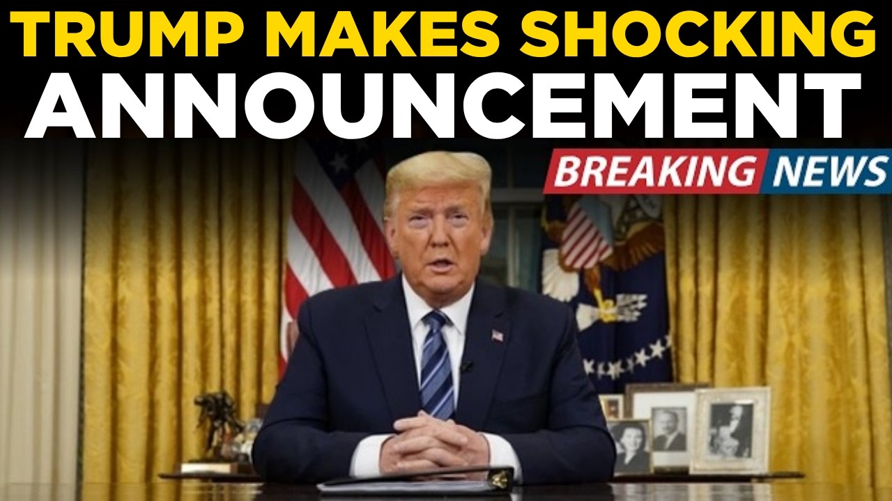 TRUMP BIG ANNOUNCEMENT LIVE: Major New Decision Revealed | US News Breaking | world news live