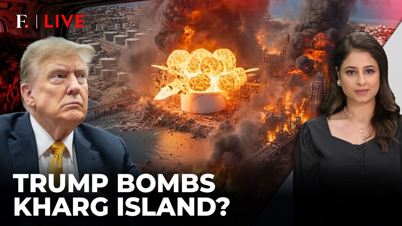 ‘Blown to Smithereens’: Trump’s Kharg AI Video Stuns Iran; Tehran Targets US Bases | Firstpost Live