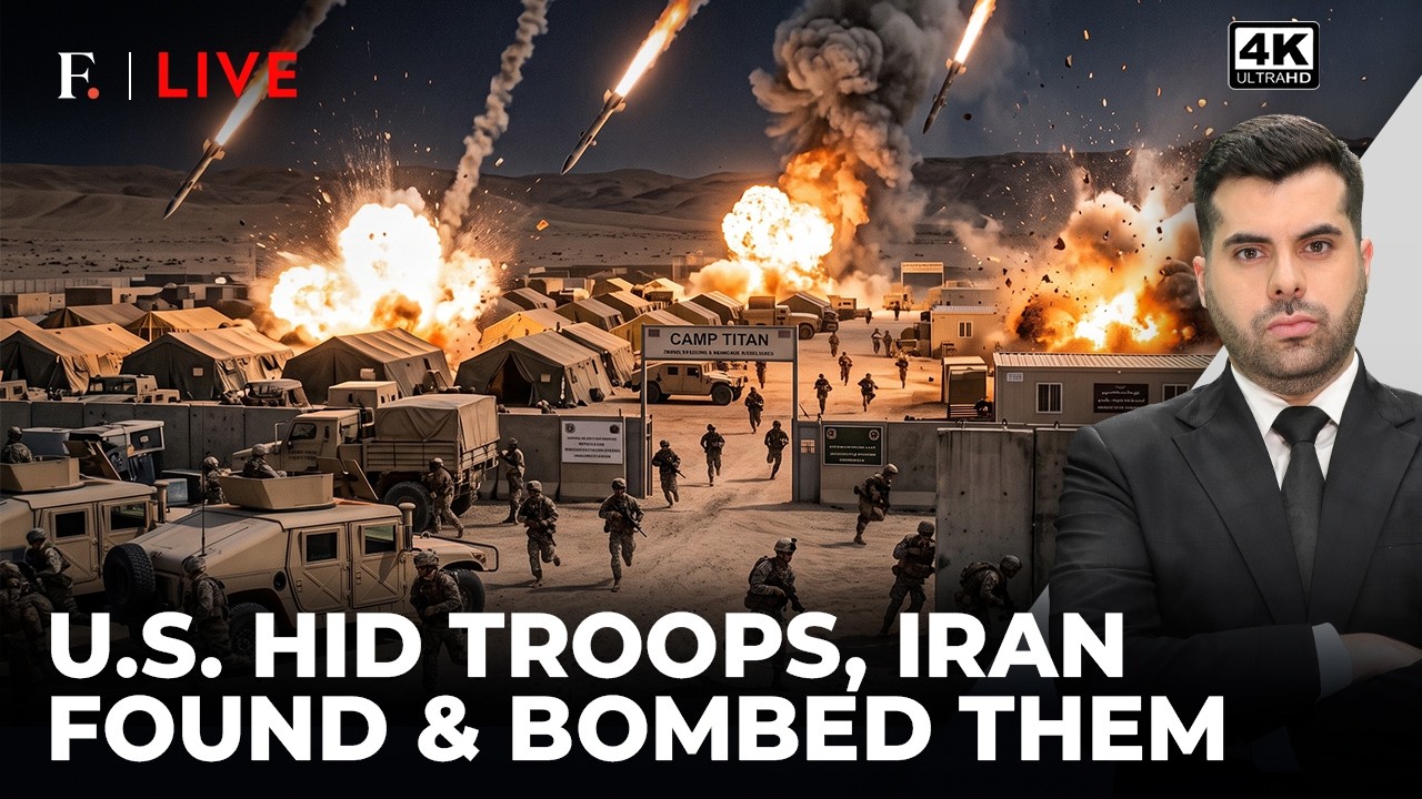 US Secretly Moved Troops to Jordan Base; Iran Tracked Them, Unleashed Missiles | Firstpost Live | 4K