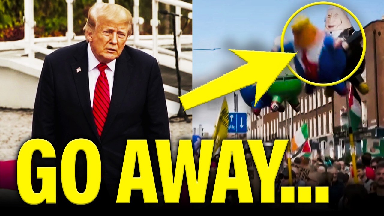 Trump gets RUDE AWAKENiNG in Ireland…