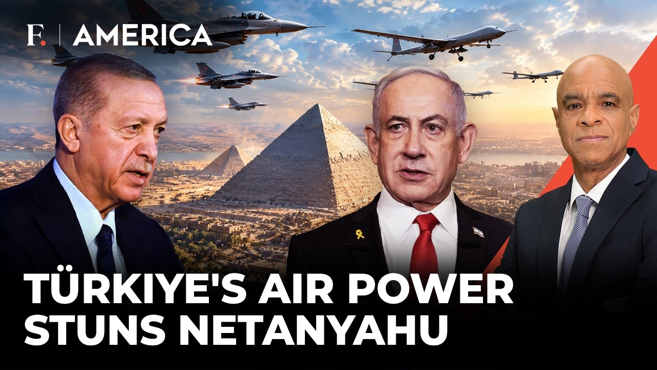 Erdogan vs Netanyahu: Turkey’s Giza Flypast Sends Chilling Message | Firstpost America | N18G