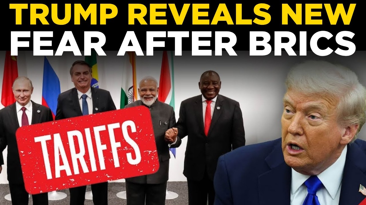 WORLD NEWS LIVE: President Trump Reveals New Fear After BRICS Summit Global Threat Warning