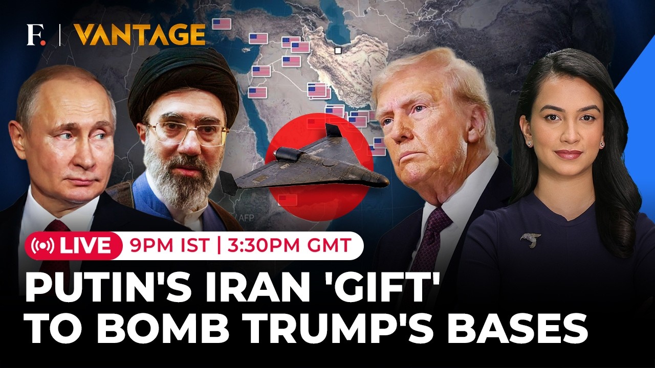 US IRAN WAR LIVE: Russia Enters War? Tehran Used Putin’s ‘Gifts’ To Bomb Trump’s Bases | Vantage