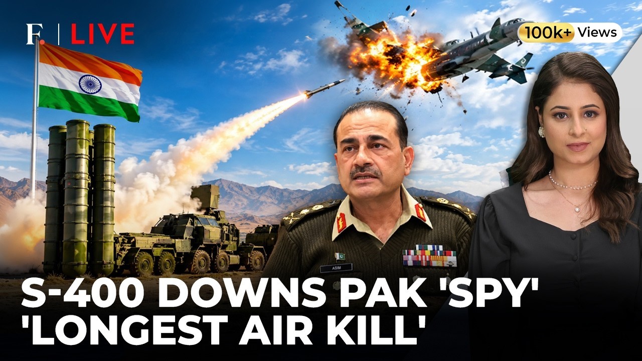 Pakistan ‘Spy’ Plane Shot Down; S-400 Scored Longest Air Kill | Op Sindoor Firstpost Live