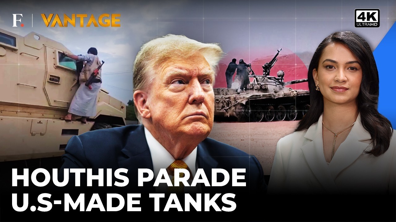 Houthis ‘War Trophies’: Seized US Arms’ Parade In Yemen Pains ‘Helpless’ Trump? | Vantage | 4K