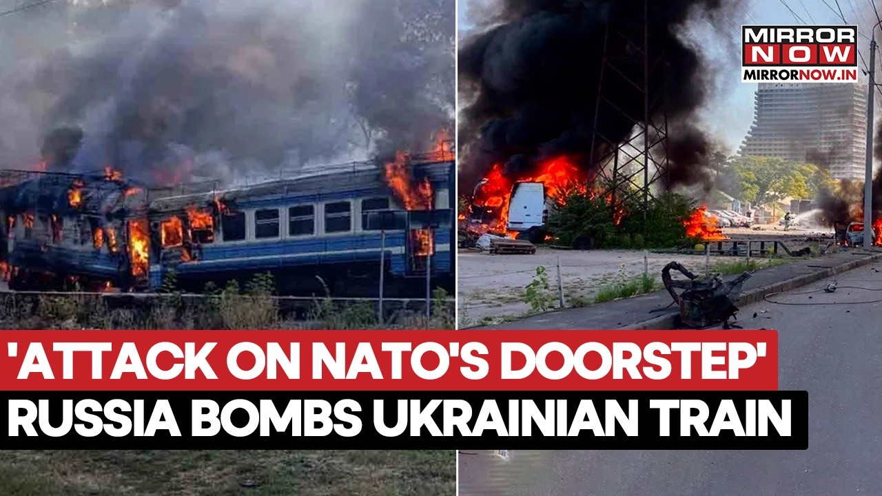 Putin Attacks NATO? Russian Drone Hits Ukrainian Train Near Polish Border, Sparks Alarm | WATCH