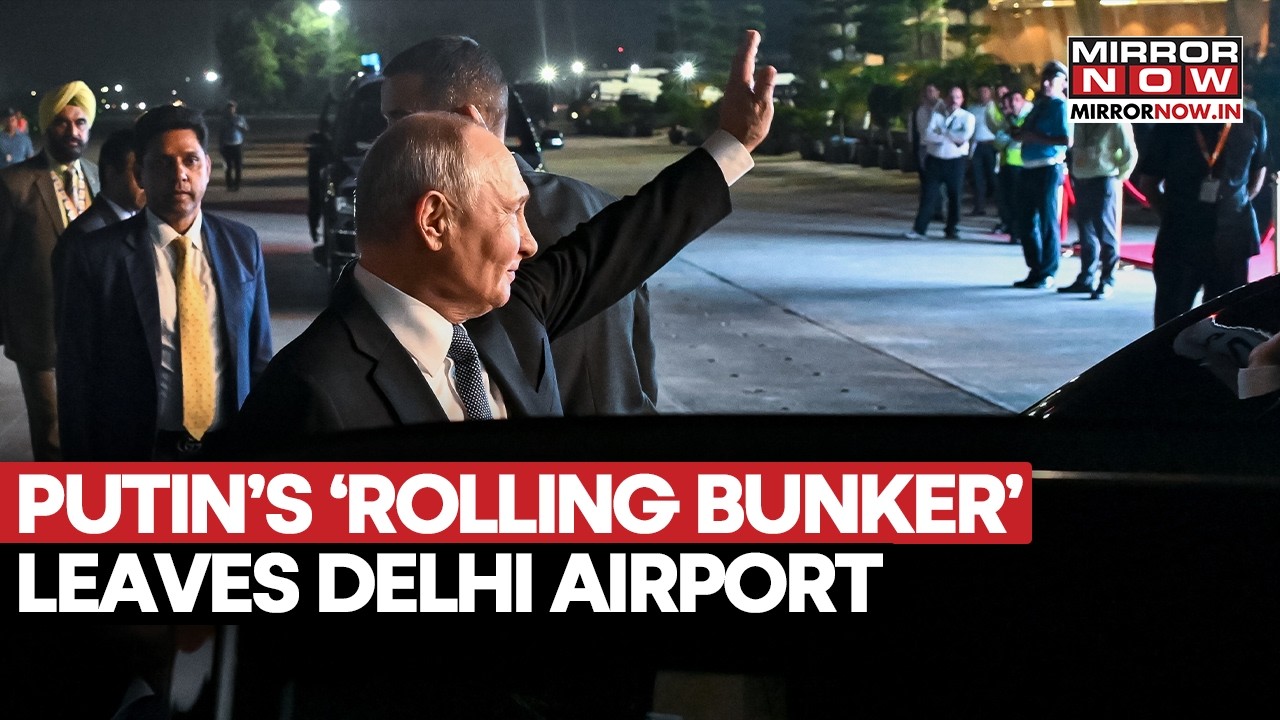 Putin In India For BRICS 2026: Russian President’s ‘Rolling Bunker’ AURUS-Senat Leaves Delhi Airport