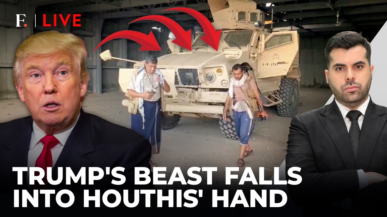 On Cam: Houthis Seize Trump’s Armoured Beast, Parade Vehicle In Mokha After Capture | Firstpost Live