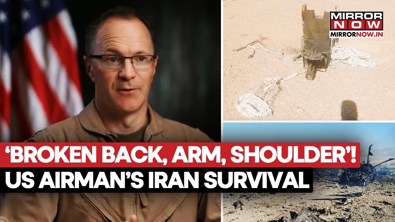 US Fighter Jet Pilot Recalls His Survival As ‘Miracle’ In Iran, Says, ‘Broken Back, Arm, Shoulder’