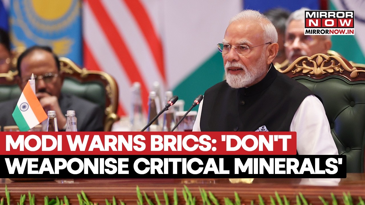MODI’S DIG AT XI? Indian PM’s Blunt ‘BRICS Warning,’ Says, ‘Stop Weaponising Critical Minerals’