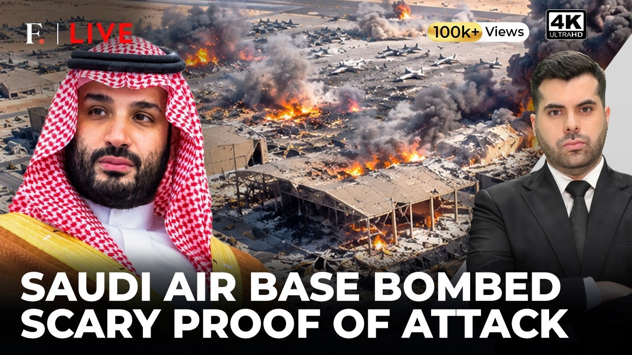 Jet Shelter ‘Destroyed’: Satellite Images Reveal Extent of Damage At Saudi Base |Firstpost Live | 4K